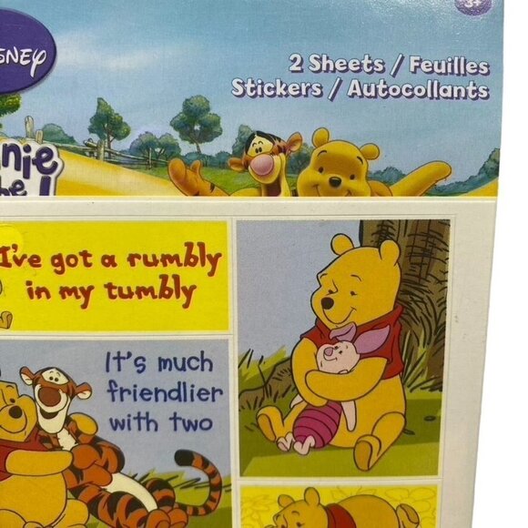 SandyLion Disney Winnie the Pooh Stickers 2 Sheets circa early 2000's Scrapbook - Picture 4 of 4